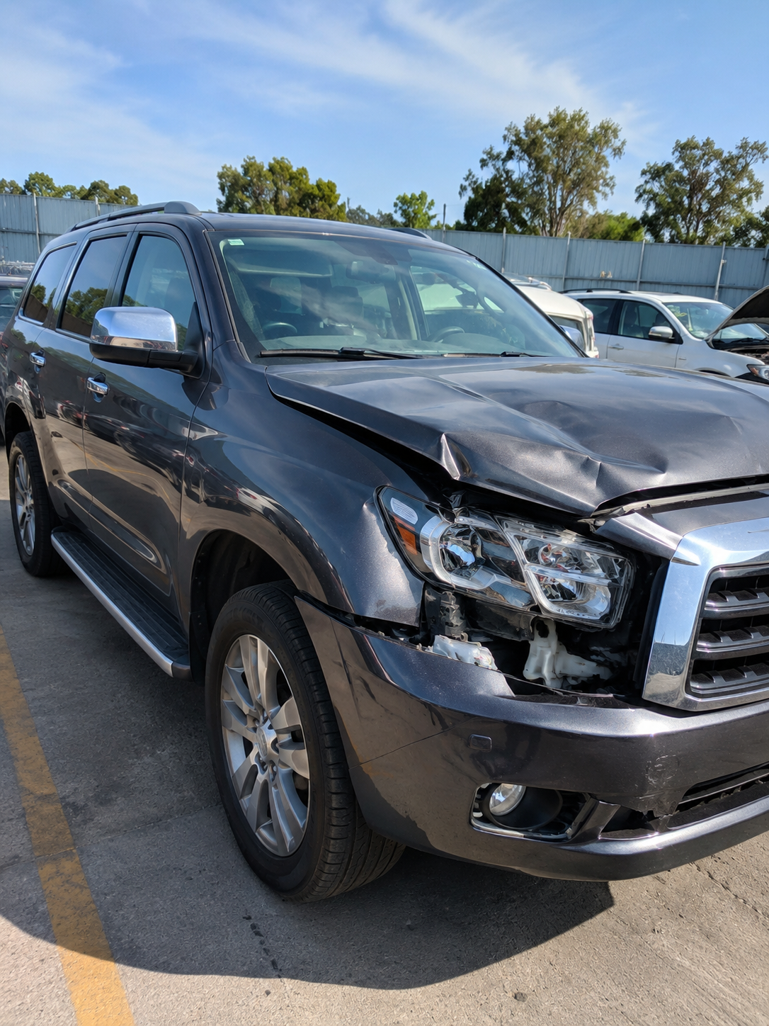 Vehicle at automotive centre